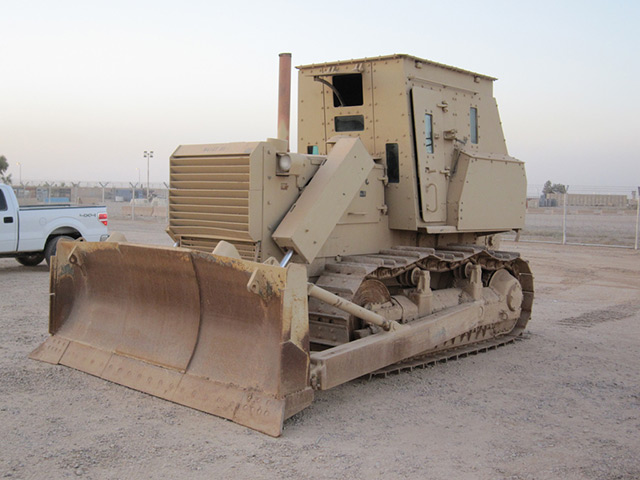 Military bulldozer